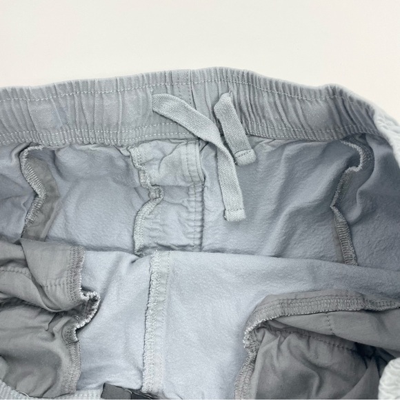 Free Fly Men’s Stretch Canvas Shorts Grey Cotton 6” Inseam Elastic Waist Outdoor - Picture 10 of 13